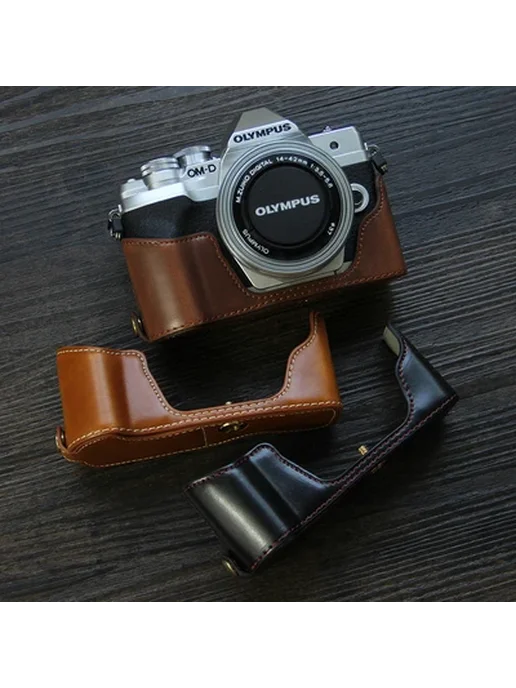 Andralyn Мультяшный чехол для камеры Olympus OMD EM10 Mark IV Coffee, коричневый, фото 4