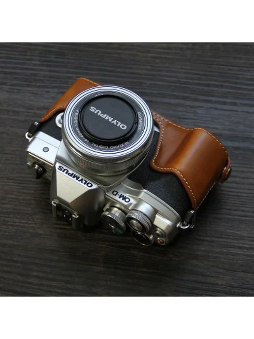 Andralyn Мультяшный чехол для камеры Olympus OMD EM10 Mark IV Coffee, коричневый, фото 5