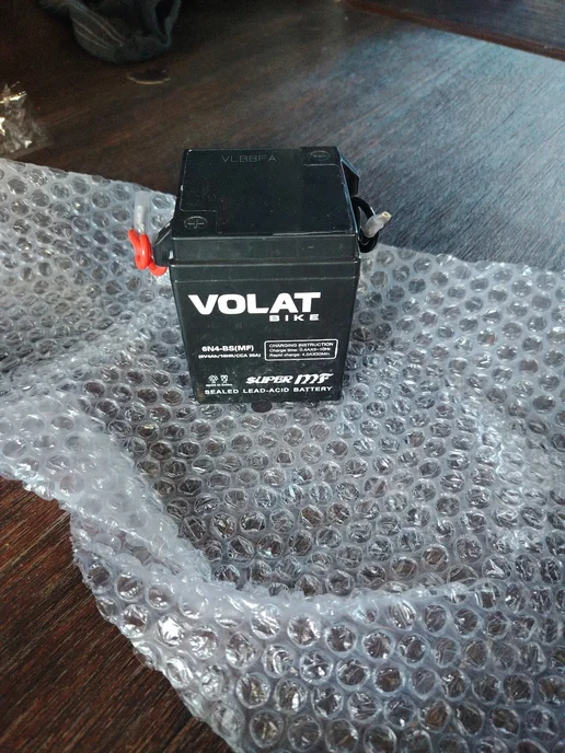 VOLAT Аккумулятор для мототехники 6в 4ач на мотоцикл, мопед AGM, вариант
