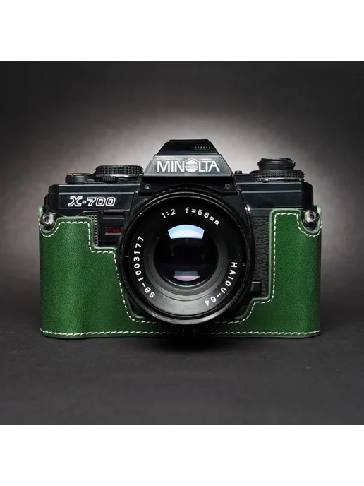 Andralyn Чехол для камеры Minolta из натуральной кожи X-700 X-570, черный, фото 6