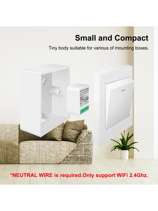 GIRIER 3 Gang Wi-Fi Модуль Переключателя, вариант, фото 6