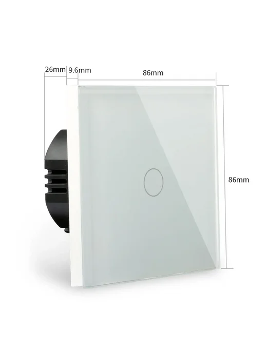 Bingoelec Сенсорный выключатель Zigbee Grey 2gang, золотой, фото 6