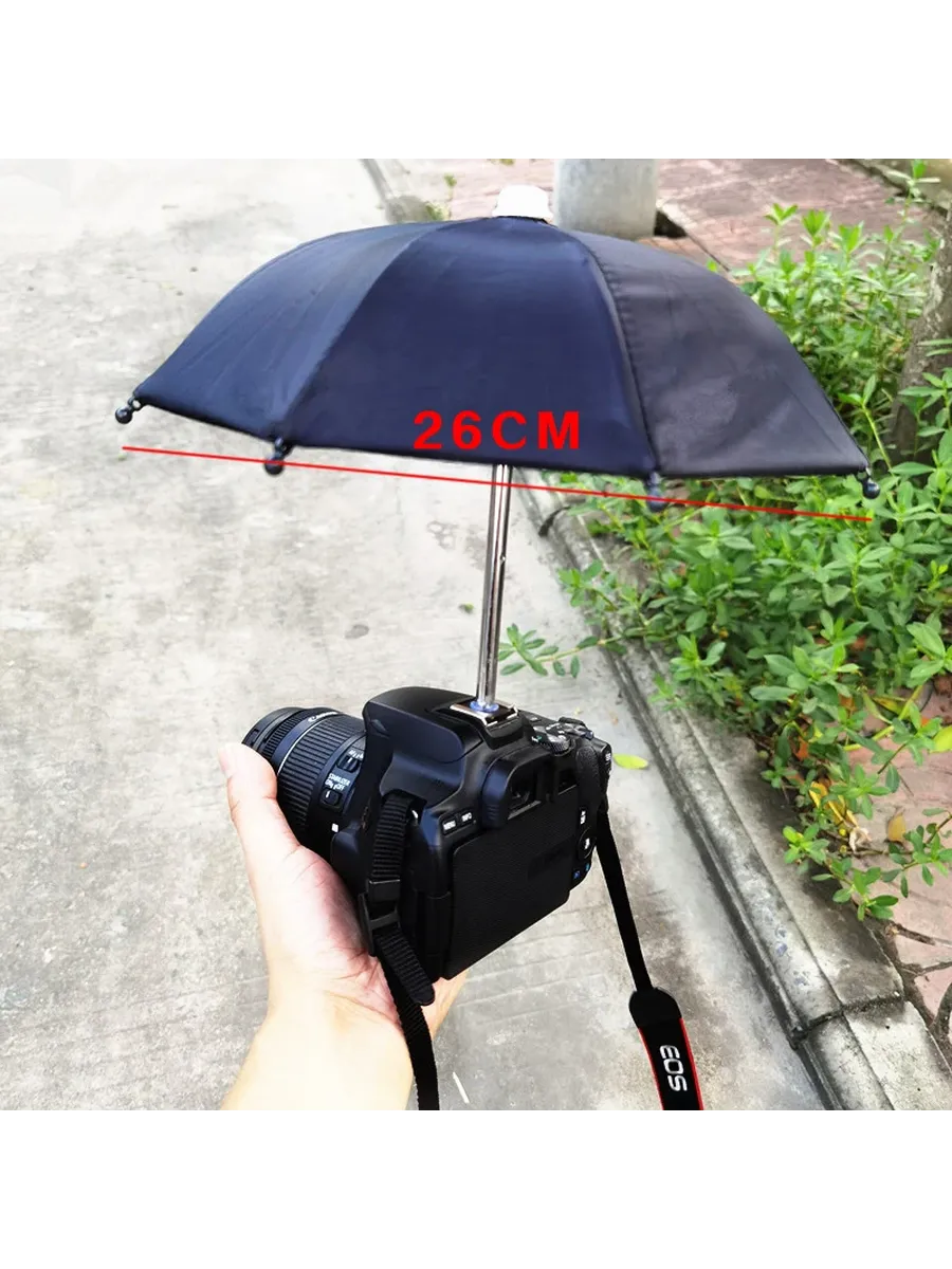 Зонт для камеры DSLR, солнцезащитный козырек, крышка горячег