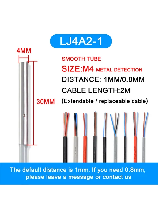 AUCHTEL Индуктивный датчик AUCHTE M3 Smooth tube 24В NPN NO, вариант