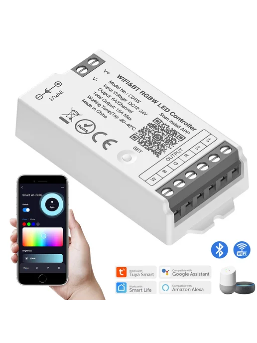 BTF-lighting RGBW контроллер Wi-Fi, BT, 12-24В, вариант