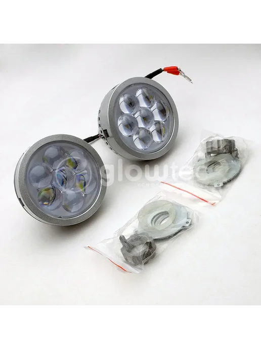 Нет бренда 2 шт, проекционные линзы red denon eyes, 3.0", 2 шт, фото 4