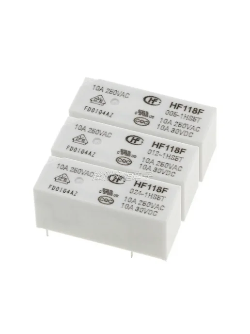 Нет бренда Реле HF118F 2 шт. для DC, 2 шт