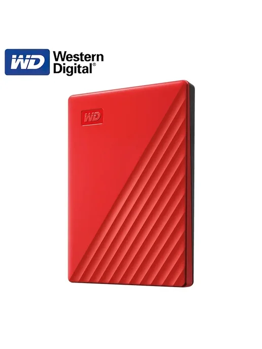 WD Внешний жесткий диск Western Digital My Passport 1 ТБ Red, 1 ТБ