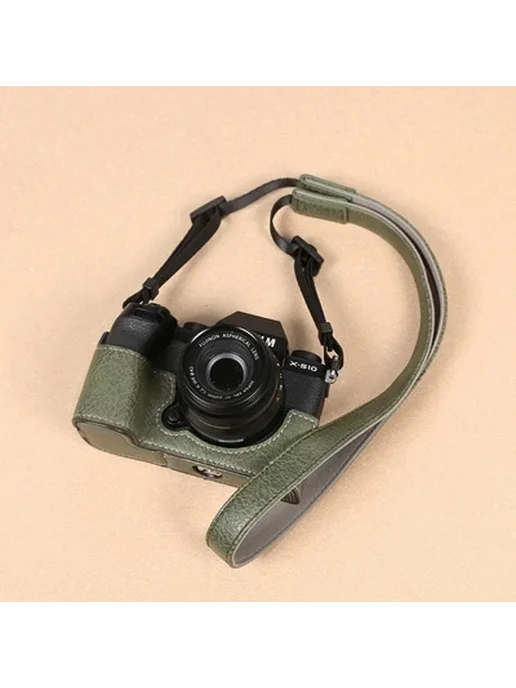 Andralyn Чехол-сумка для Fujifilm xs20 suit из искусственной кожи, зеленый