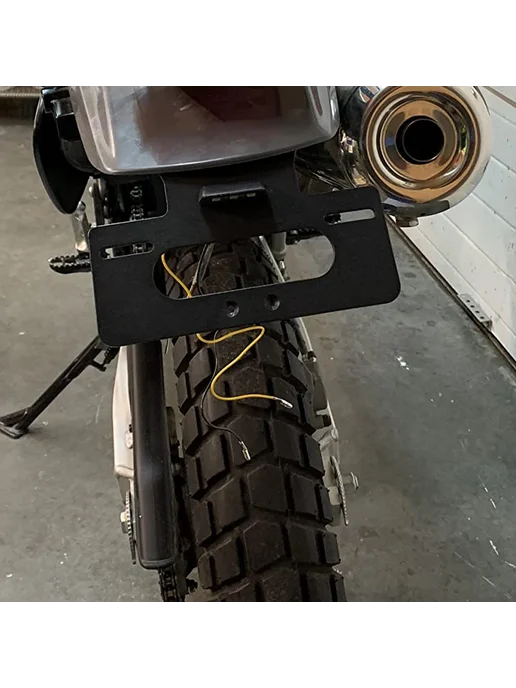 Нет бренда Держатель номерного знака для Suzuki DR650 с красным отражат, красный, фото 3