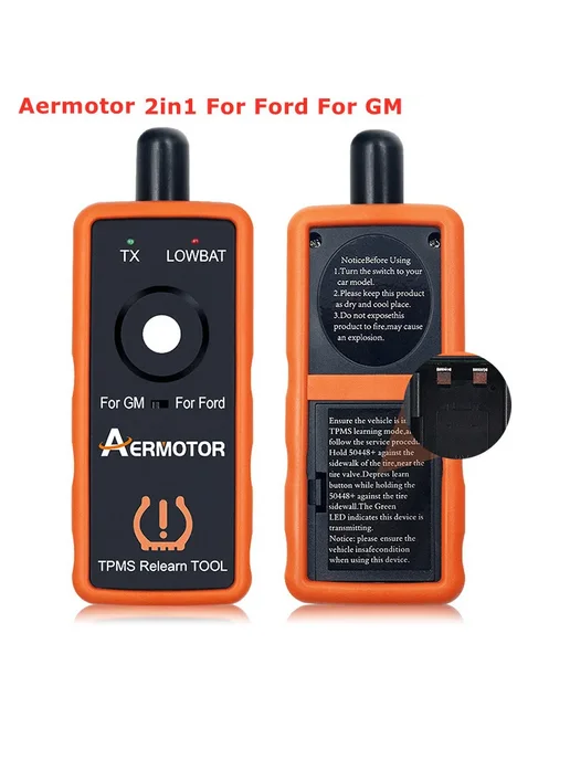 Нет бренда Aermotor TPMS Relearn Tool для Ford GM, вариант