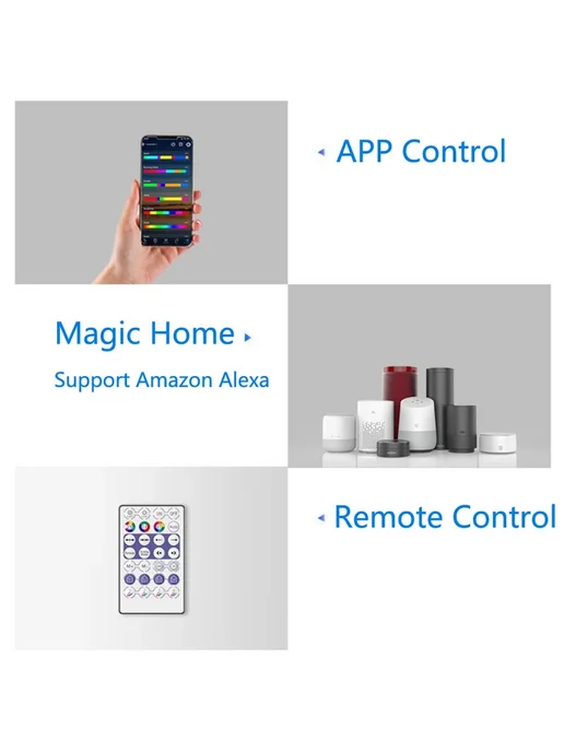 Нет бренда Magic Home WiFi RGB контроллер для WS2811, 2 channel, белый, фото 4
