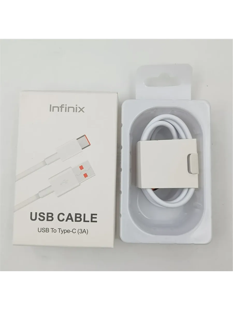 Кабель для быстрой зарядки Infinix, 3 А, Type-C, 100 см