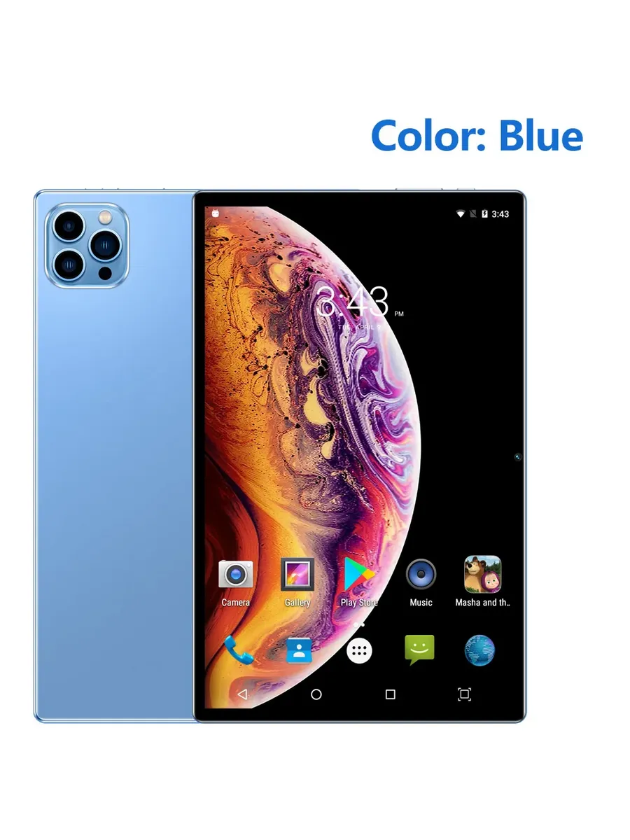 Планшет BDF, 10.1", 4/64ГБ, Wi-Fi+3G, Android