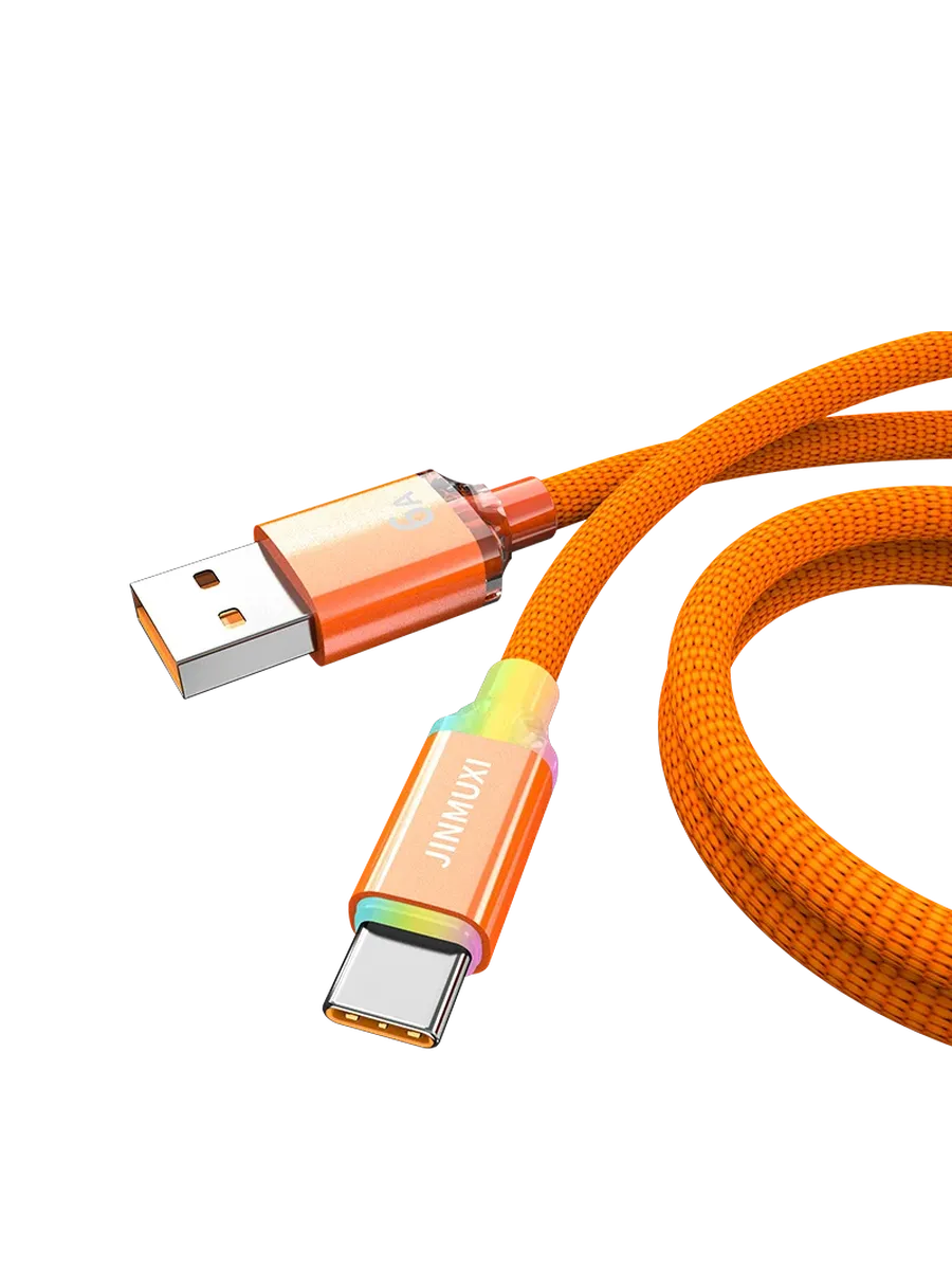 JINMUXI USB-C кабель 2м, оранжевый