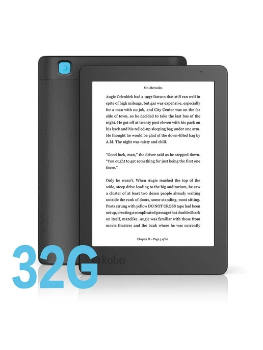 ink not ink Электронная книга Kobo Aura Edition 2 32 GB, 32 ГБ
