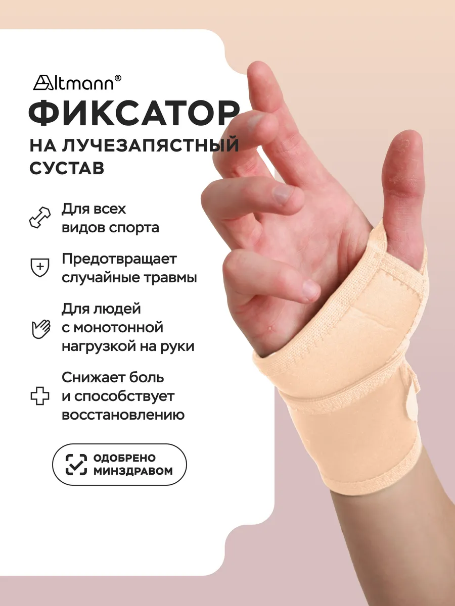 Бандаж фиксирующий на руку и лучезапястный сустав