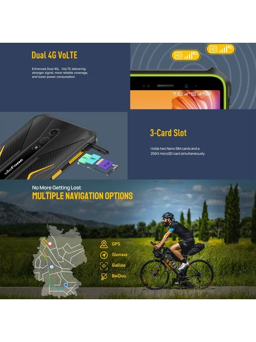 Смартфон Ulefone Armor X12 Pro 4/64 ГБ, черный, фото 6