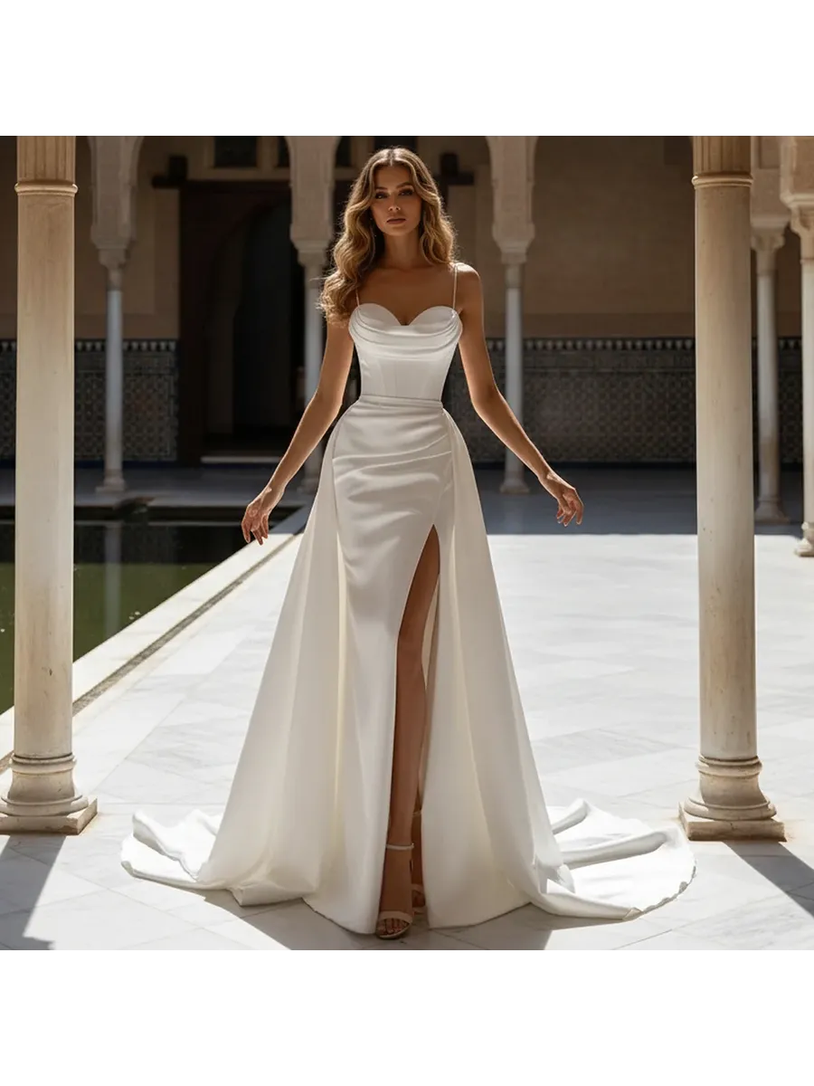 Свадебное платье JL Novias, атлас,