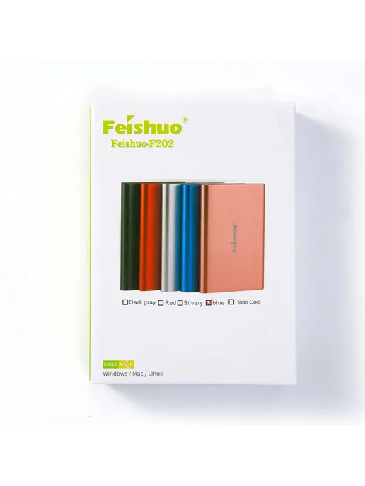 Feishuo Внешний жесткий диск F202 500 ГБ Красный, 320 ГБ, фото 7