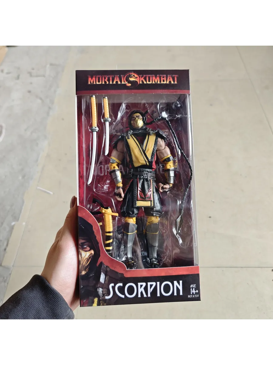 Фигурка Mortal Kombat Scorpion, Желтый, с