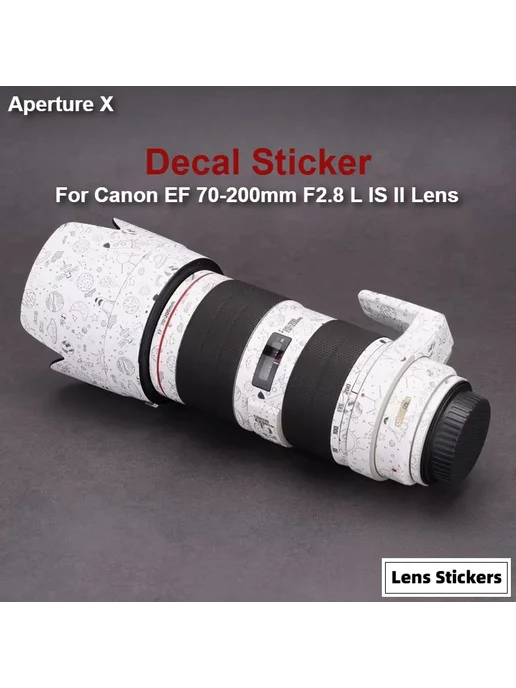 UWCYXOM Пленка для объектива Canon EF 70-200mm F2.8 L IS II Style16, вариант, фото 3