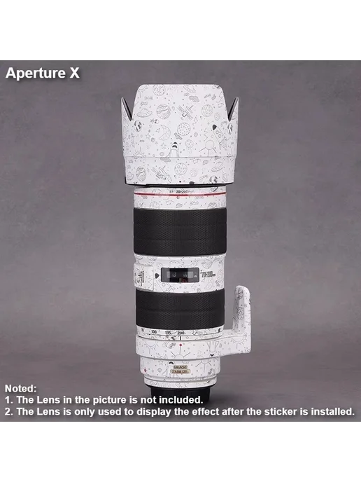 UWCYXOM Пленка для объектива Canon EF 70-200mm F2.8 L IS II Style16, вариант, фото 5