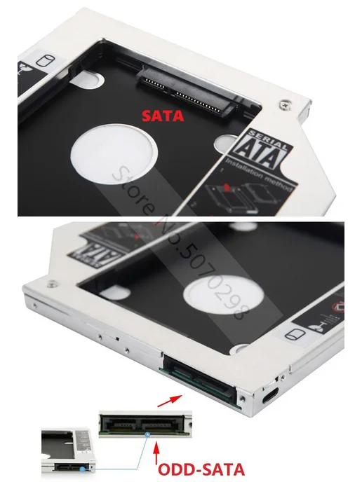 NIGUDEYANG Адаптер caddy для 2.5 HDD SSD для Asus GL553VE-FY, вариант, фото 3
