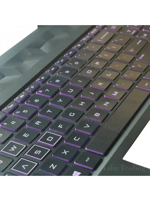 SNQP Клавиатура для HP 15-DK 15T-DK Green, зеленый