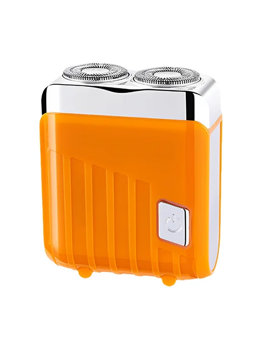 Карманный мини электробритва dual head Type-C, зарядка для o, оранжевый, фото 2