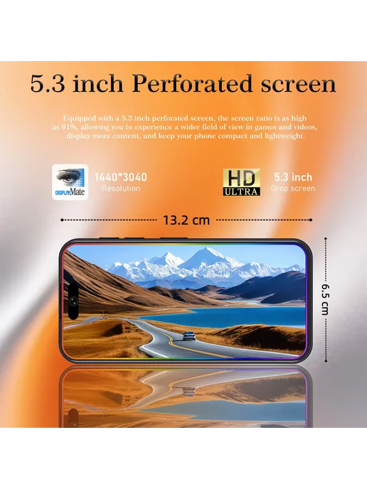 Смартфон SURGAZE I17 Pro Max 6/64 ГБ, белый, фото 6