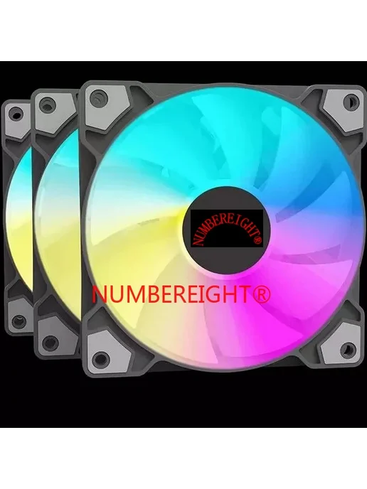 NUMBEREIGHT охладитель процессора HXF12025 12 см с RGB подсв, вариант, фото 2