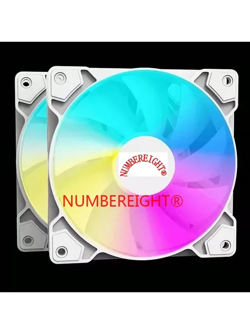 NUMBEREIGHT охладитель процессора HXF12025 12 см с RGB подсв, вариант, фото 5