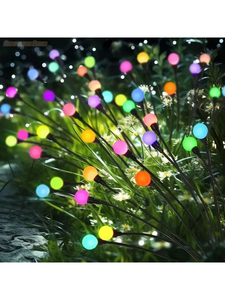 Садовая фигурка с LED-подсветкой на солнечной батарее