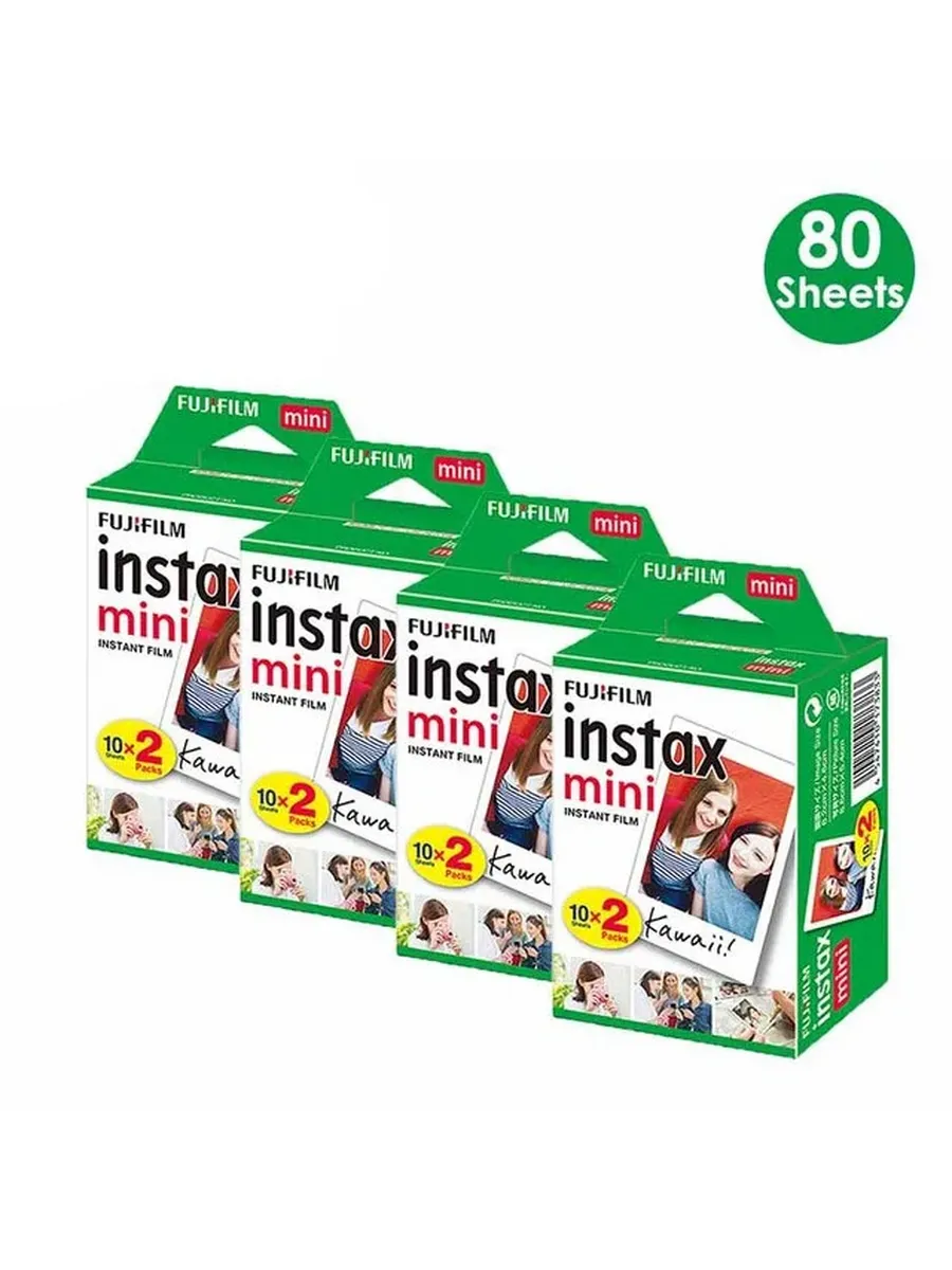 FUJIFILM Instax Mini пленка белая рамка 10-100 листов 80 She