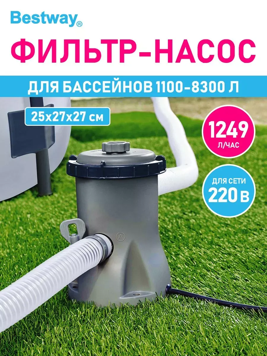 Картриджный фильтр насос для бассейна
