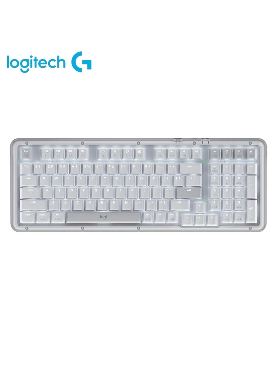 LOGITECH K98M Plus Белая беспроводная механическая клавиатур