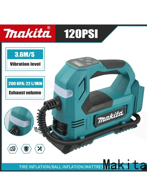 Бесщеточный воздушный насос с литиевой батареей, 120psi, вариант, фото 4