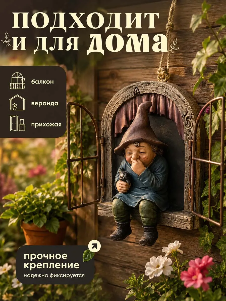 Фигурка садовый гном