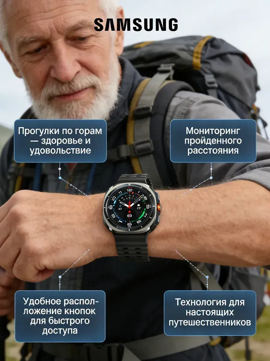 Samsung Внешний вид и функционал Galaxy Watch Ultra