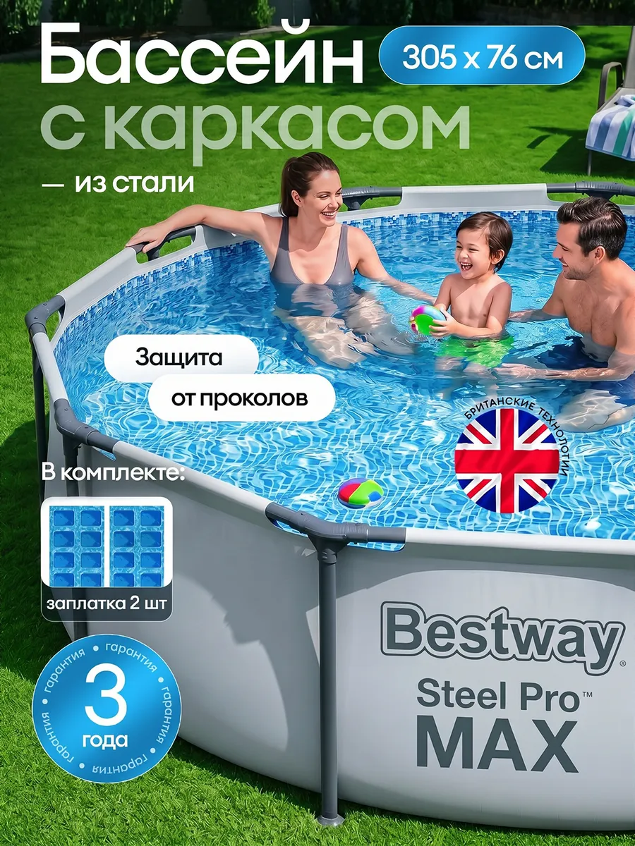 Бассейн каркасный 305х76 круглый Premium Series