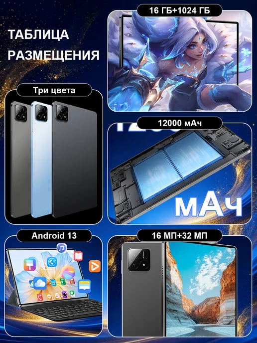Новая модель планшета 2026 года оснащена русской клавиатурой, вариант, фото 4