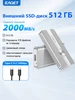 Внешний ssd 512 ГБ Type-C USB 3.2 EAGET 1094715436 купить за 5 906 ₽ в интернет‑магазине Wildberries