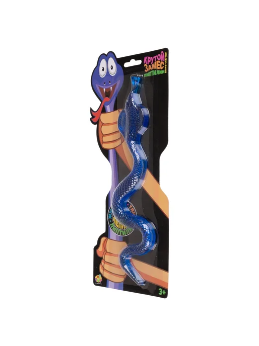Антистресс-змея 1TOY Крутой замес, лизун-тянучка, вариант, фото 4