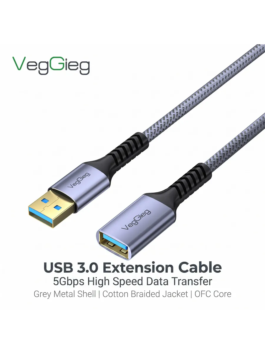 VegGieg U317 Usb3.0 Extension Cable - 3m
