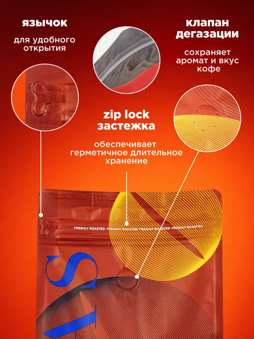 ATLAS Кофе в зернах Coffee Блэкберри, Руанда и Уганда, 1 кг, 1 кг, фото 3