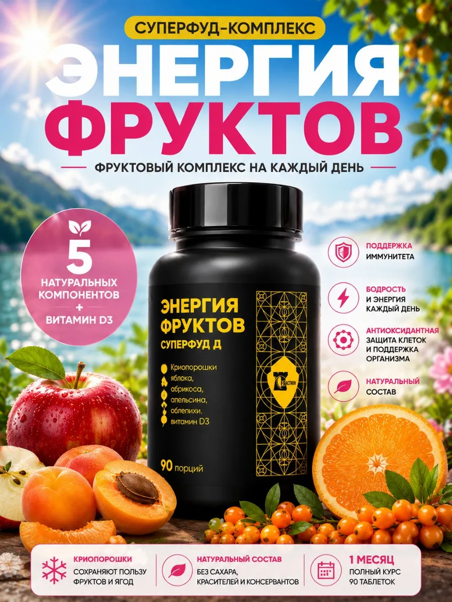 Суперфуд для поддержания иммунитета с витамином Д3