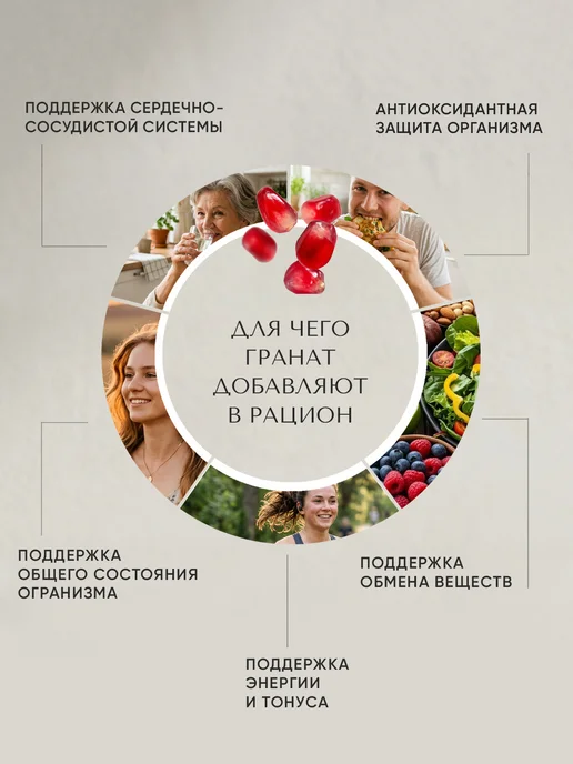 Гранат в капсулах 100% натуральный 90 капсул, вариант, фото 2
