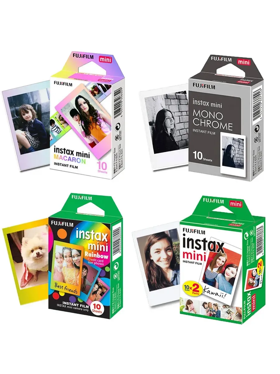 FUJIFILM Instax Mini пленка белая 10 20 40 60 листов 50 shee