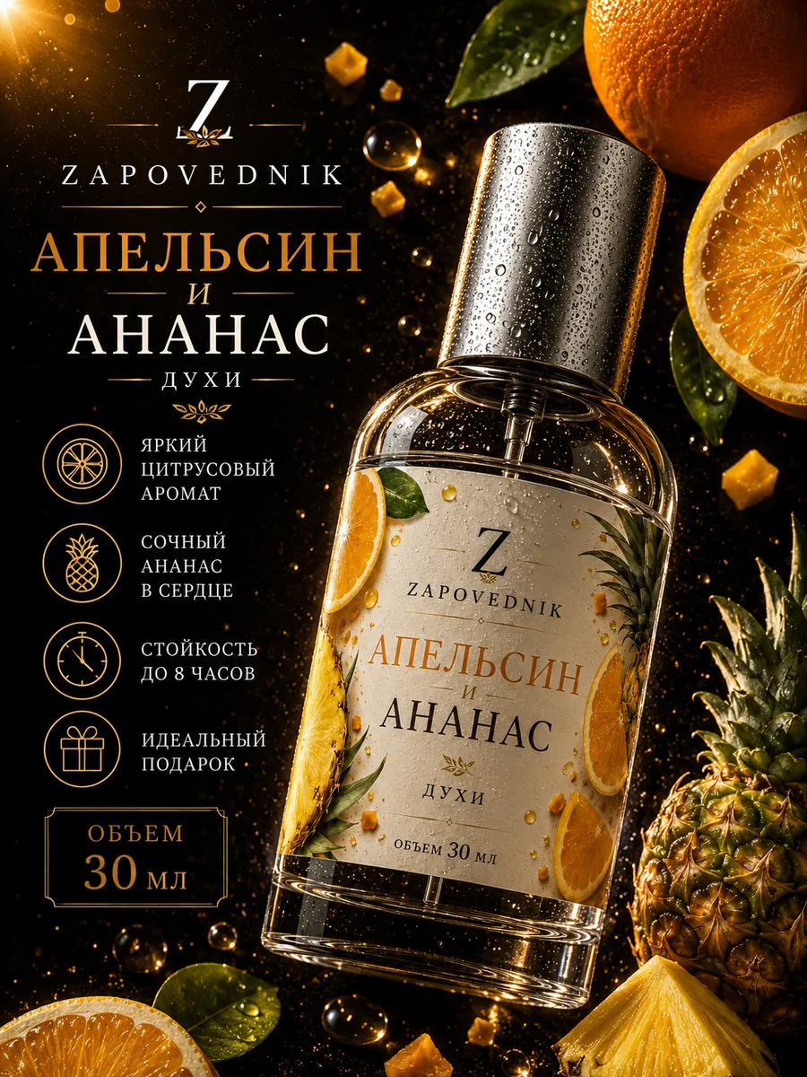 Апельсин и Ананас духи унисекс 30 мл